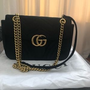 Black Marmont Suede crossbody